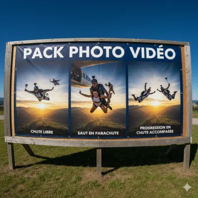 Pack photo vidéo Passion Chute Libre